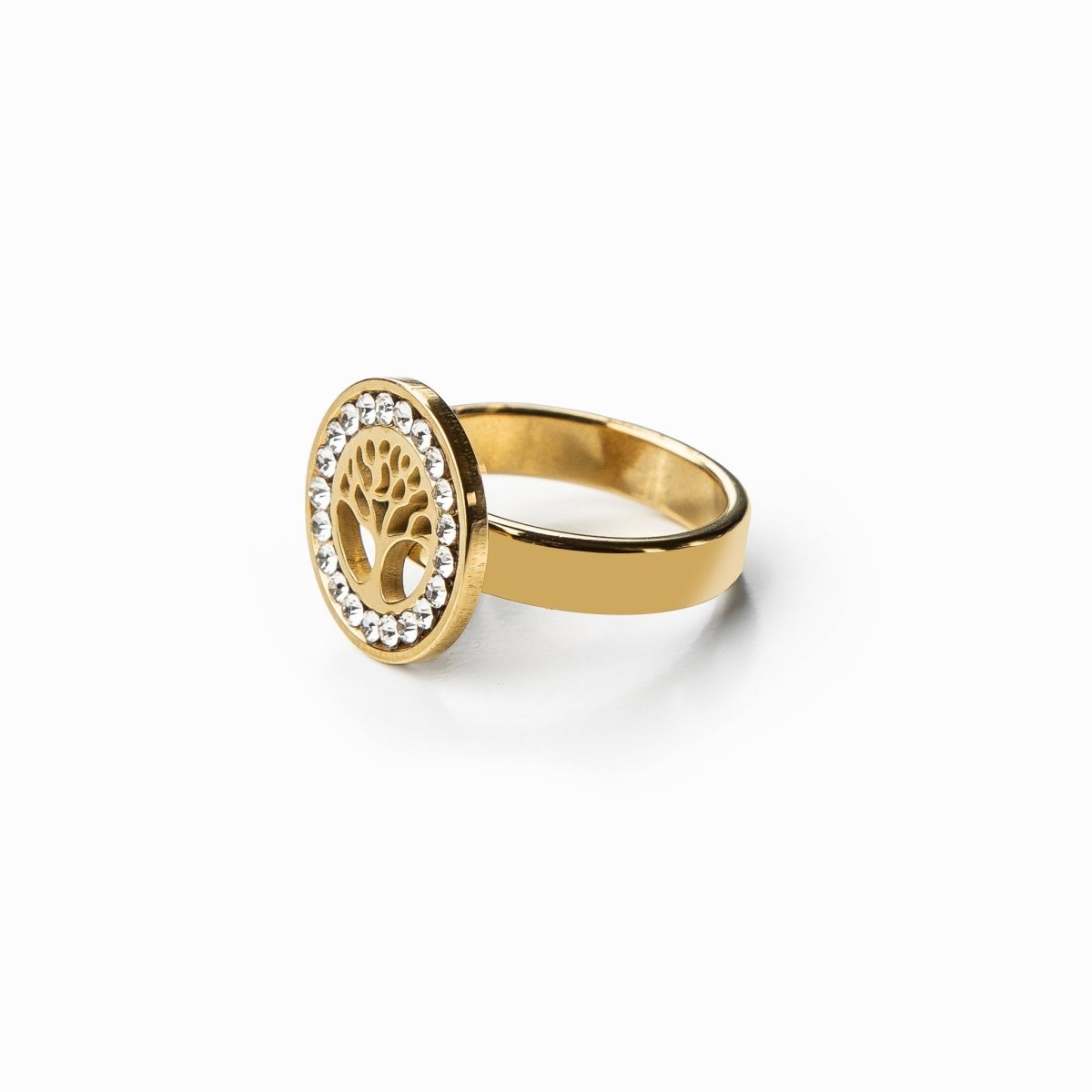 Ring Tree of Life 18K Gold Plated