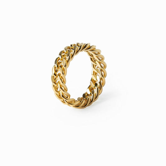 18K Gold Plated Ring Chain
