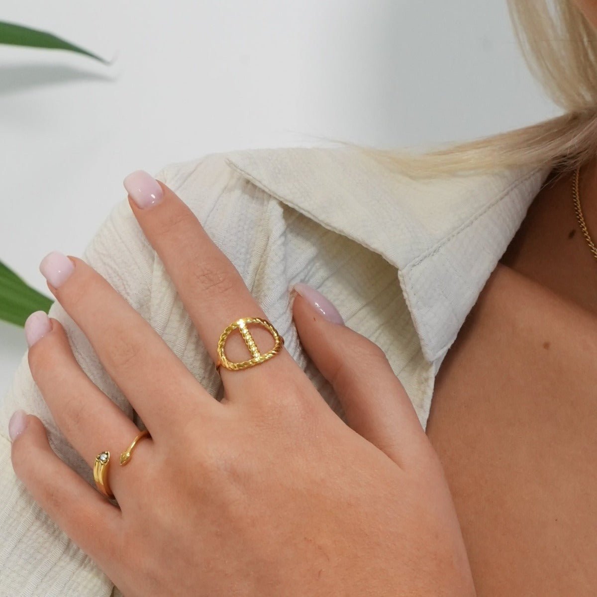 18K Gold Plated Arrow Ring