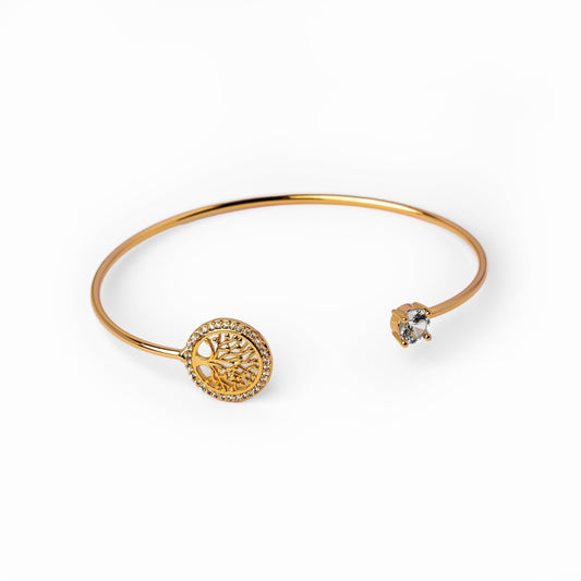 Tree of Life Bracelet 18K Gold Plated