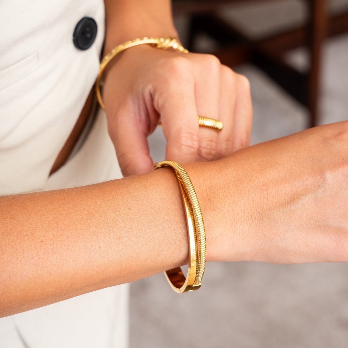 Double Harmonia Bracelet 18K Gold Plated