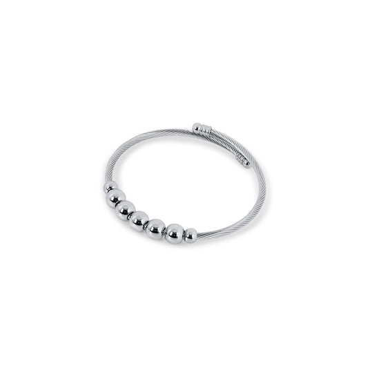 Adjustable Spheres Anti-stress Bracelet - Silver