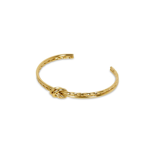 Twisted Knot Bracelet 18K Gold Plated