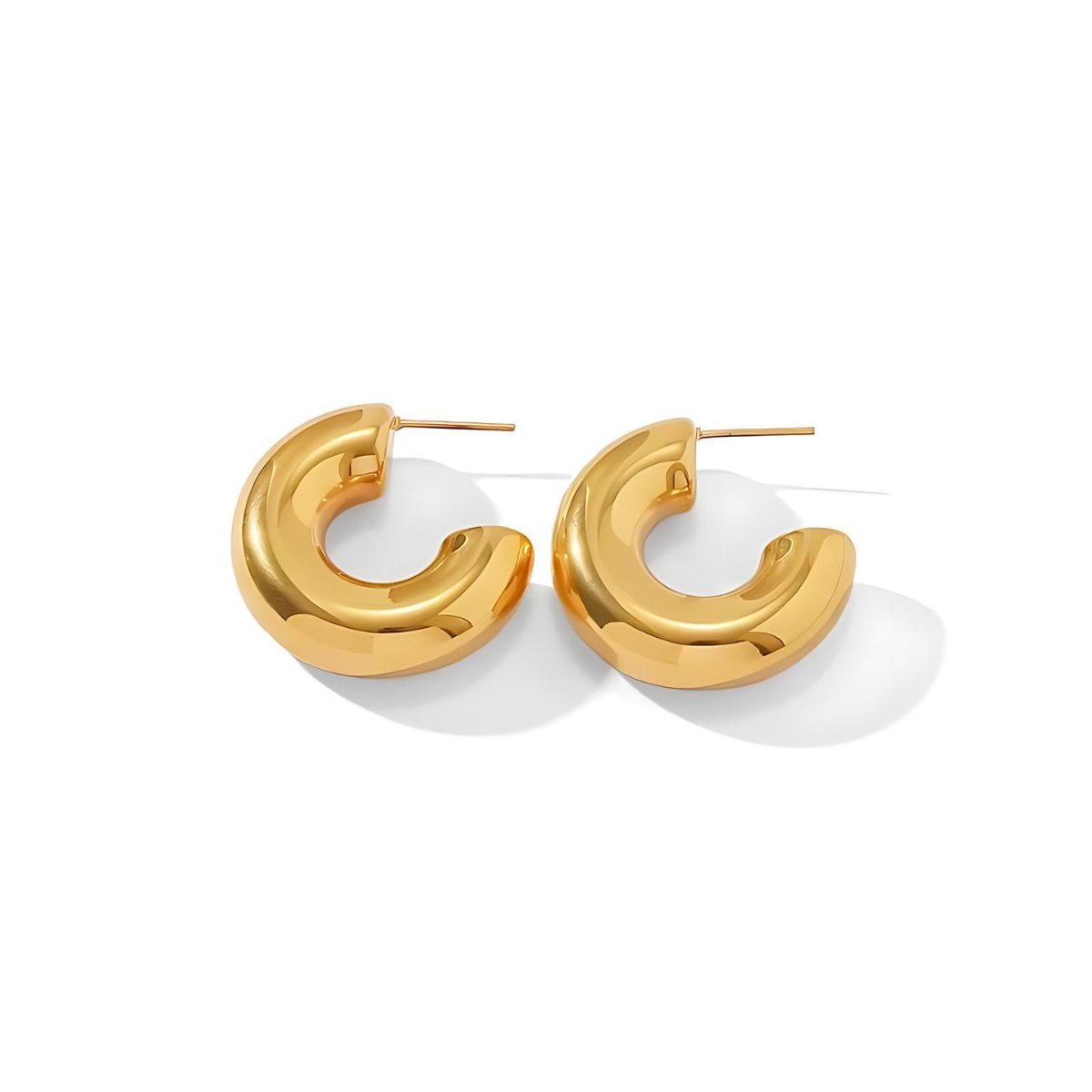 Chunky Earring Lola Hoop 18K Gold Plated