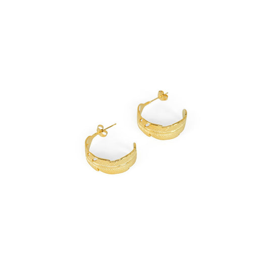 Athena Hoop Earring 18K Gold Plated