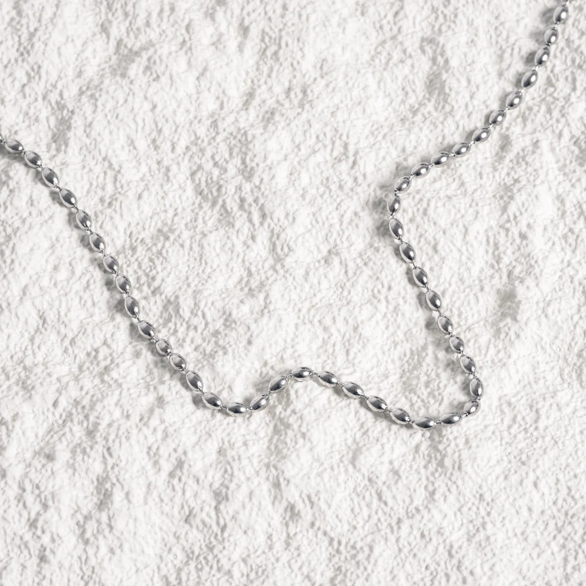 Necklace Chain Spheres - Silver