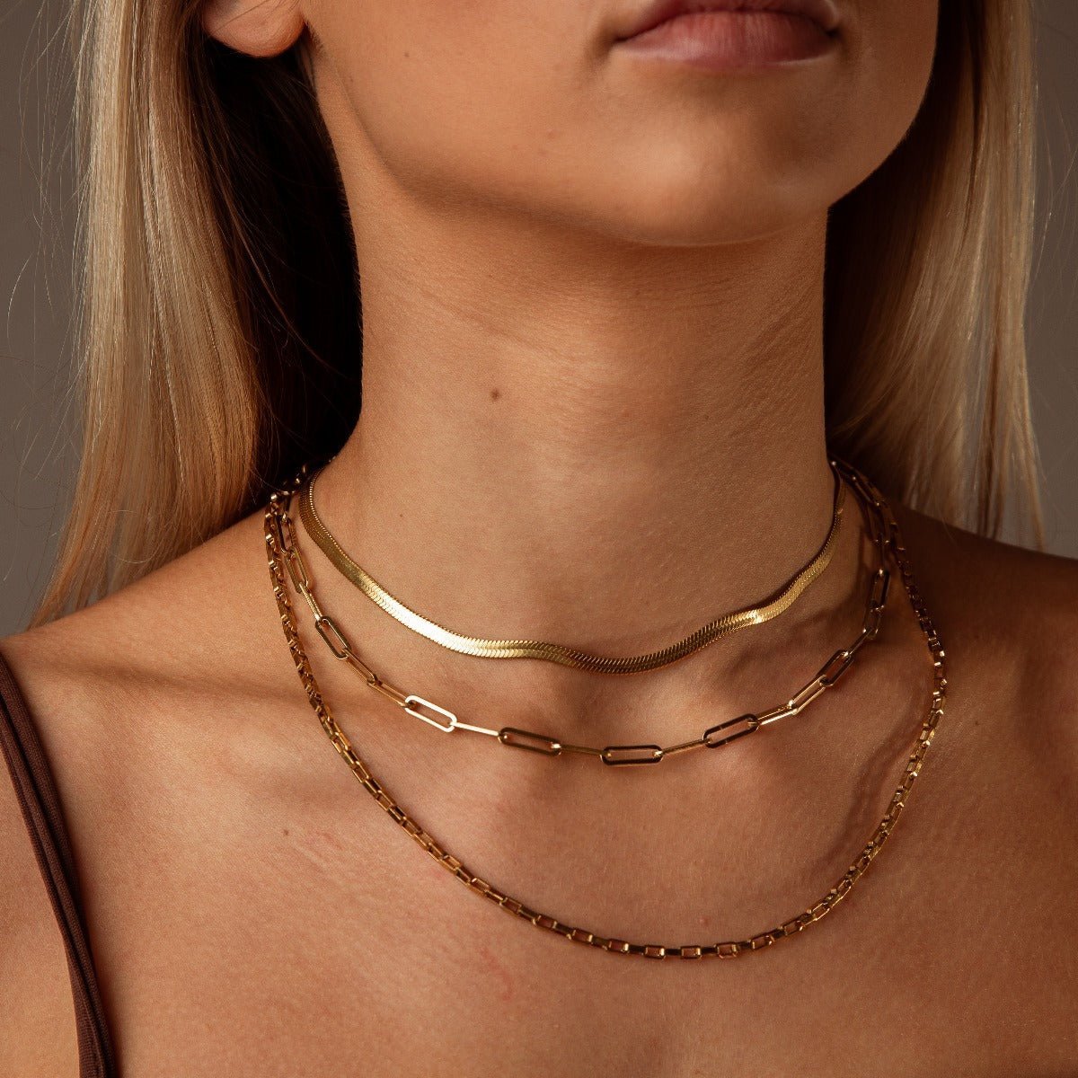 Necklace Celina Link Chain 18K Gold Plated