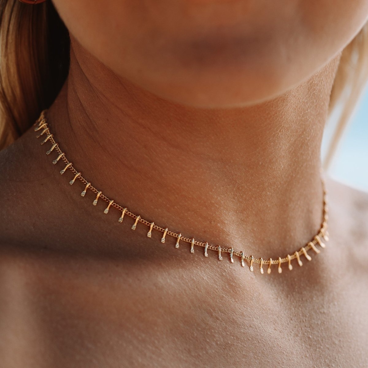 Necklace Jurerê Choker 18K Gold Plated
