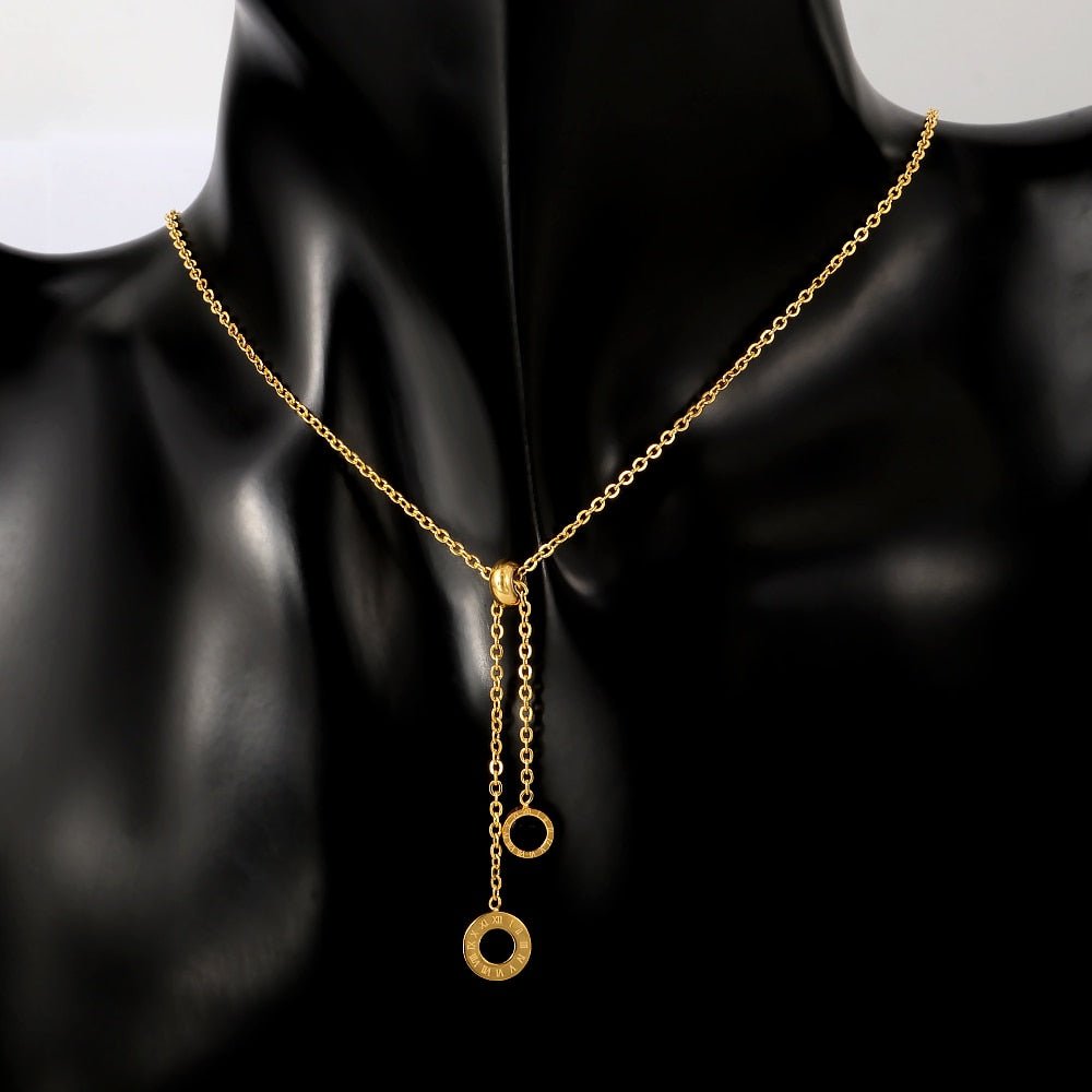Necklace Athens Tie-shaped 18K Gold Plated