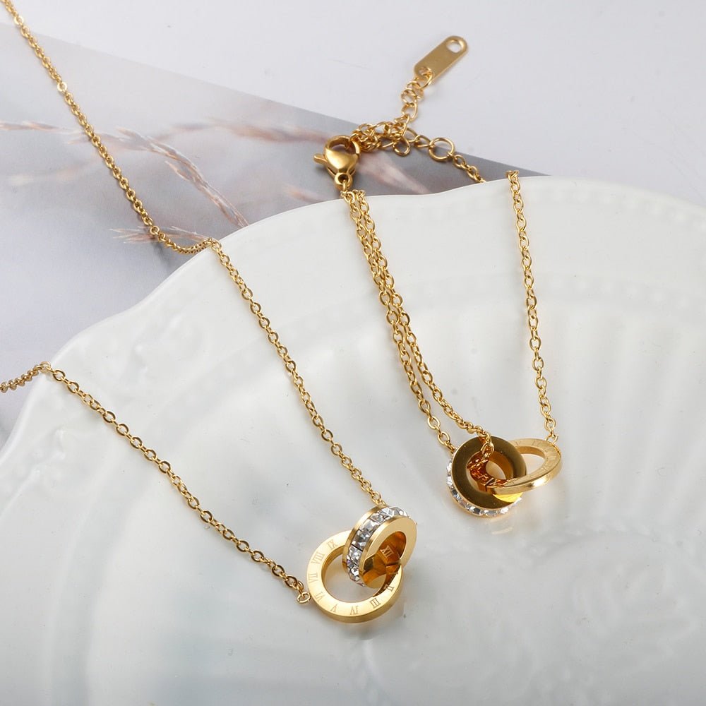 Necklace Imperial Zirconia Stone 18K Gold Plated