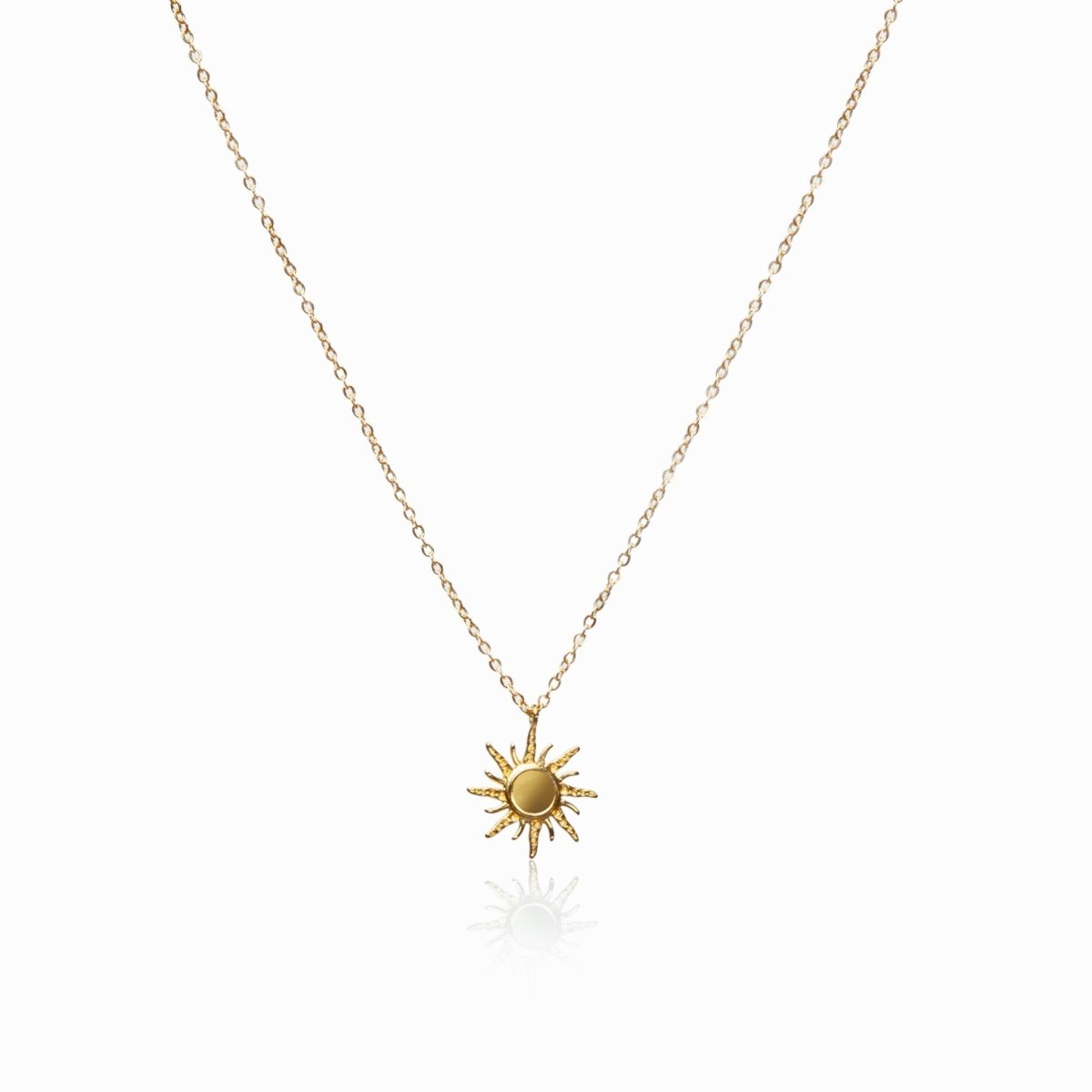 Necklace Solstice Pendant 18K Gold Plated