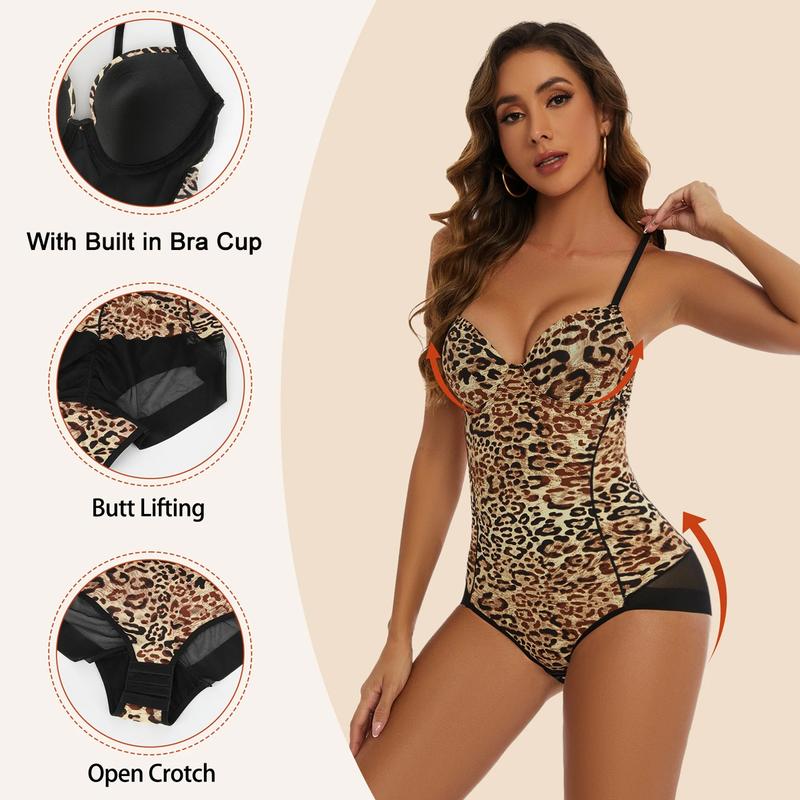 Leopard Print Bodysuit