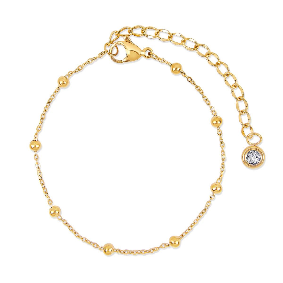 18K Gold Plated Glamor Zirconia Bracelet Kit