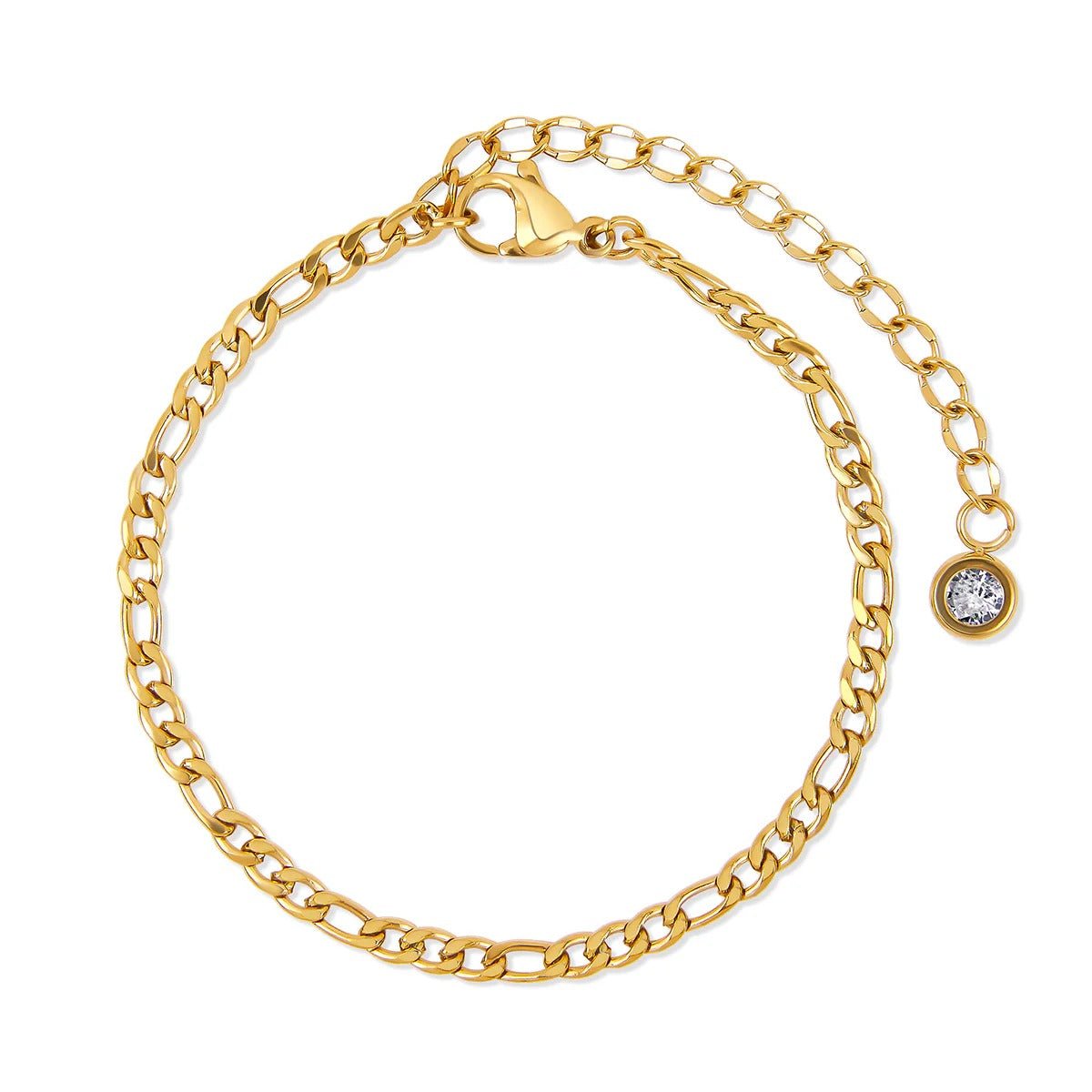 18K Gold Plated Glamor Zirconia Bracelet Kit
