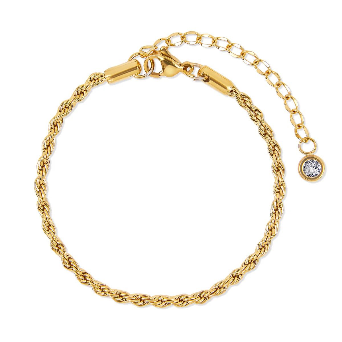 18K Gold Plated Glamor Zirconia Bracelet Kit