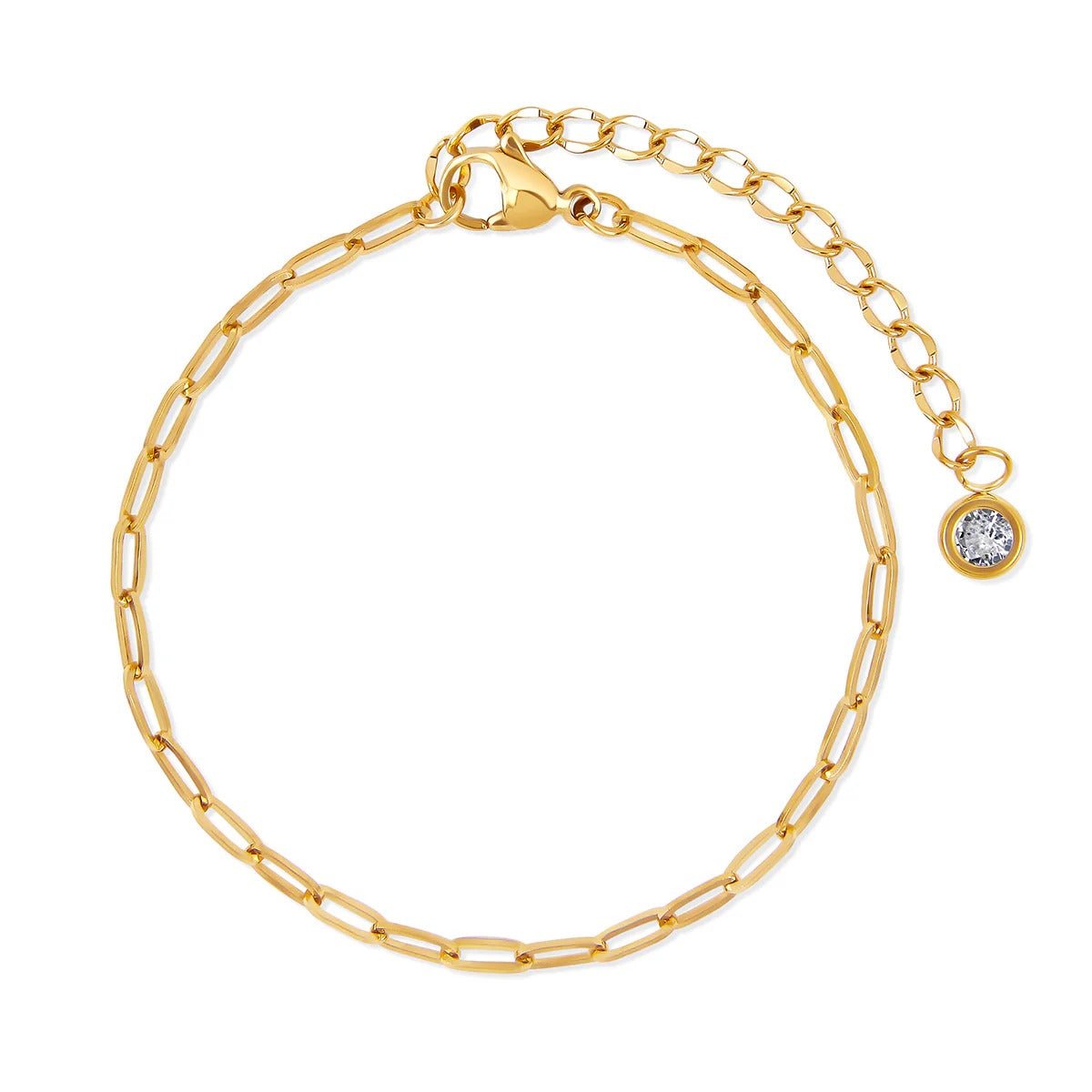18K Gold Plated Glamor Zirconia Bracelet Kit