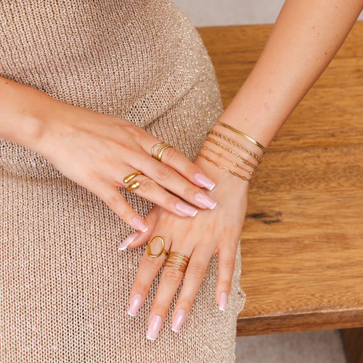 18K Gold Plated Glamor Zirconia Bracelet Kit