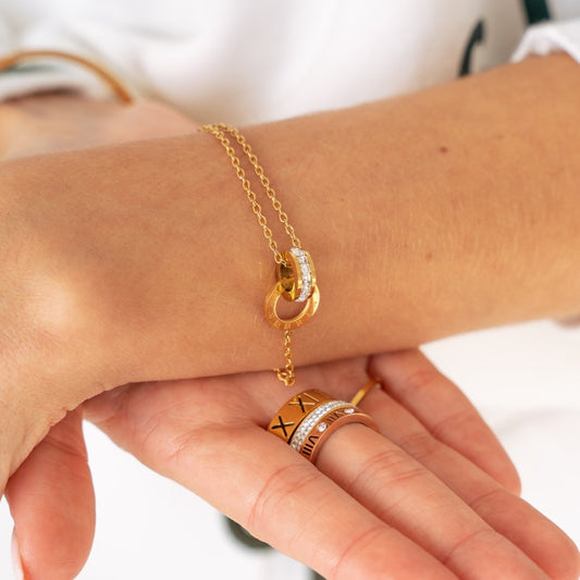 Bracelet Imperial Zirconia Stone 18K Gold Plated