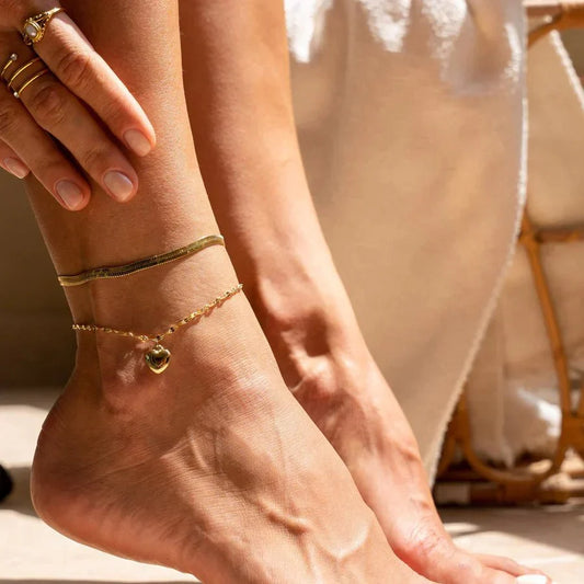 Anklet Love 18K Gold Plated