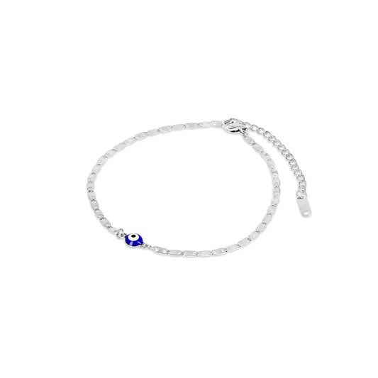 Anklet Evil Eye - Silver
